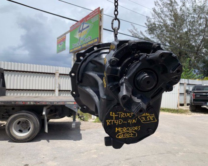 2007 MERCEDES RT-40-4N DIFFERENTIALS RATIO 3.58