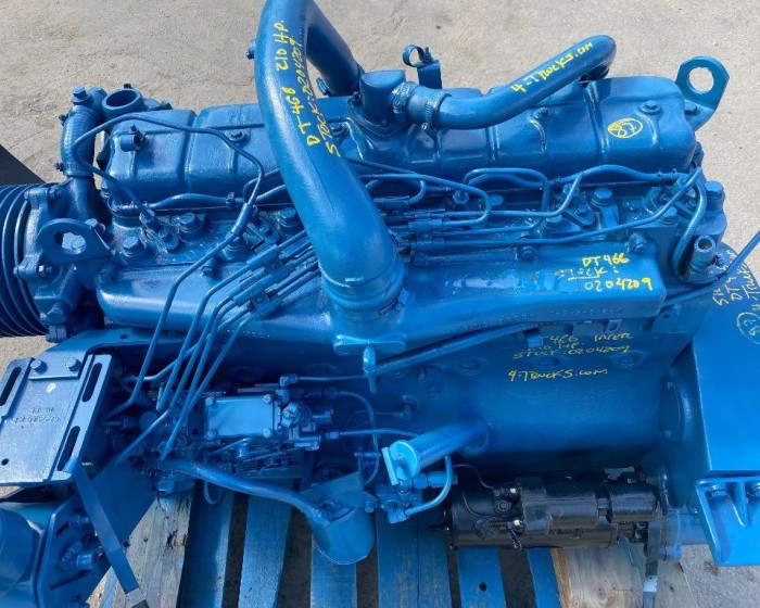 1987 INTERNATIONAL DT466 ENGINE 210 HP
