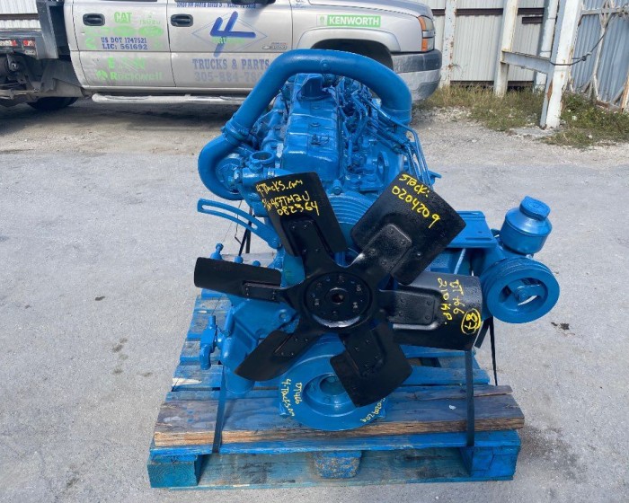 1987 INTERNATIONAL DT466 ENGINE 210 HP
