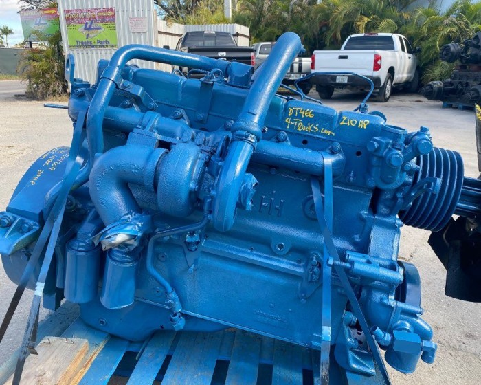 1987 INTERNATIONAL DT466 ENGINE 210 HP