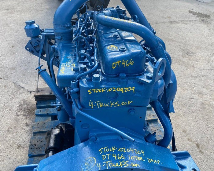 1987 INTERNATIONAL DT466 ENGINE 210 HP