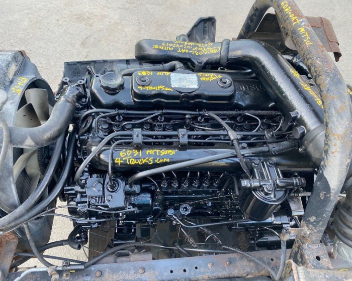 1990 MITSUBISHI 6D31-0AT ENGINE 145 HP