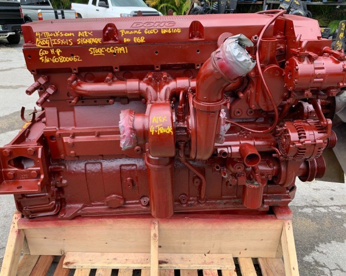 2004 CUMMINS ISX-15 SIGNATURED ENGINES 600 HP