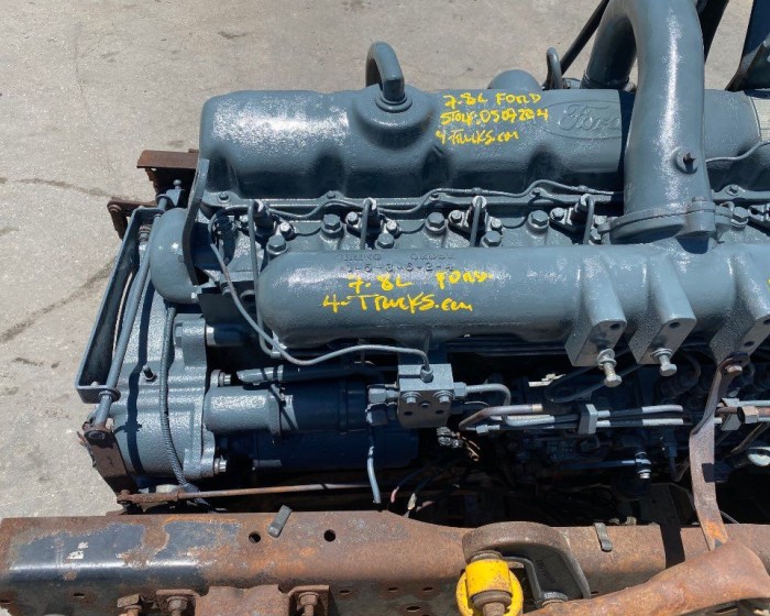 1987 FORD 7.8L ENGINE 185HP