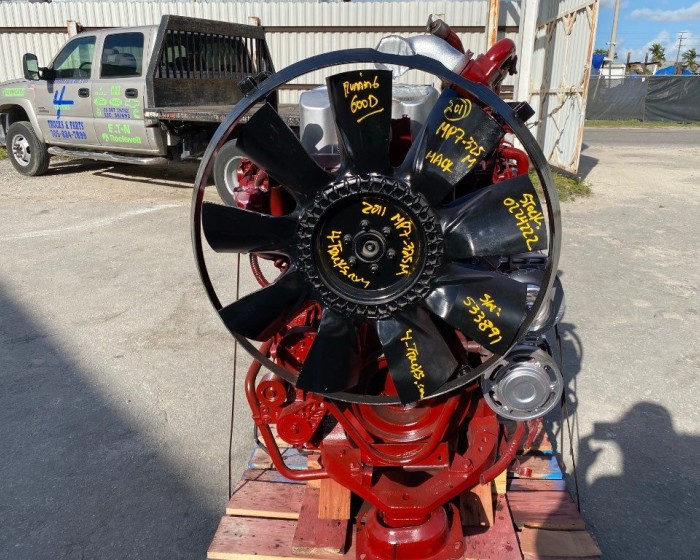2011 MACK MP7-325M ENGINE 325HP