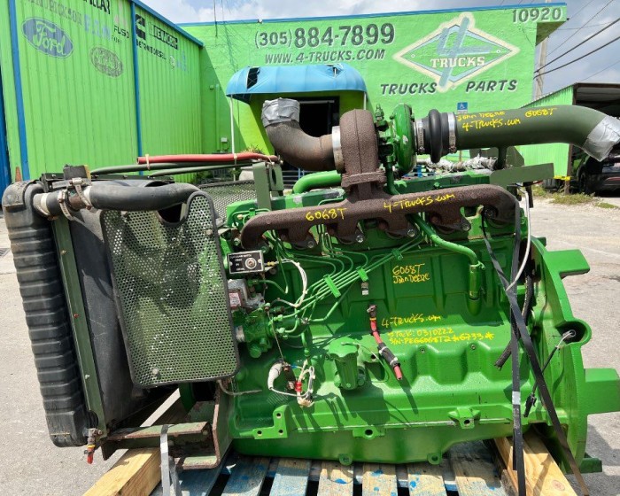 2002 JOHN DEERE 6068TF151A ENGINE 165HP