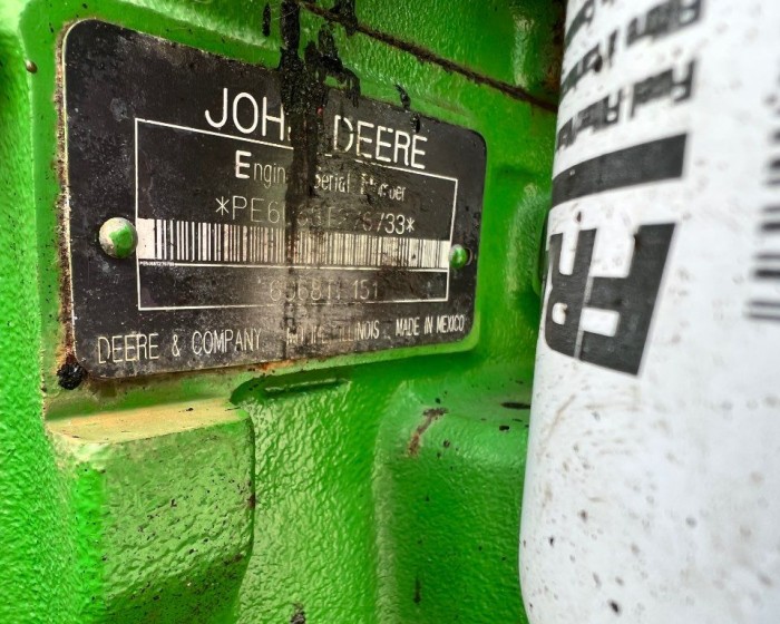 2002 JOHN DEERE 6068TF151A ENGINE 165HP