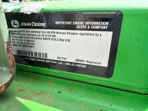 2002 JOHN DEERE 6068TF151A ENGINE 165HP