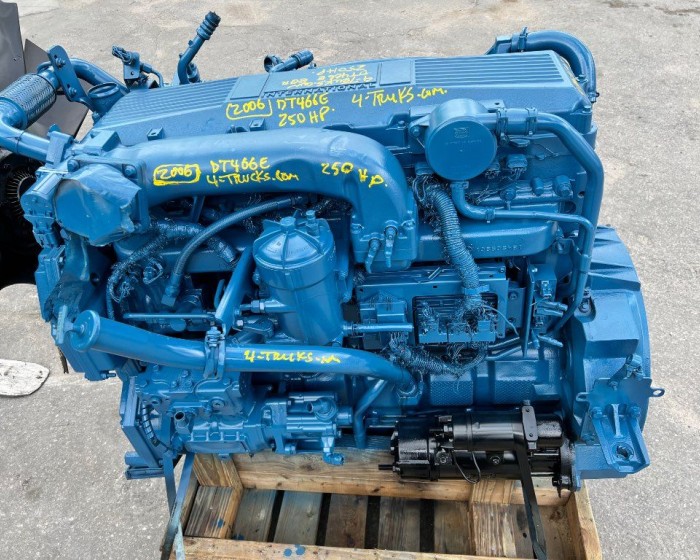 2006 INTERNATIONAL DT466E ENGINE 250HP