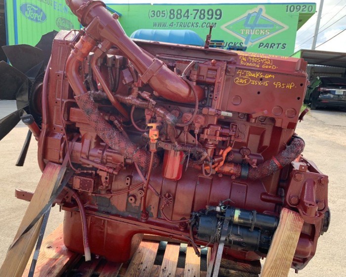 2005 CUMMINS ISX-15 ENGINE 435 HP