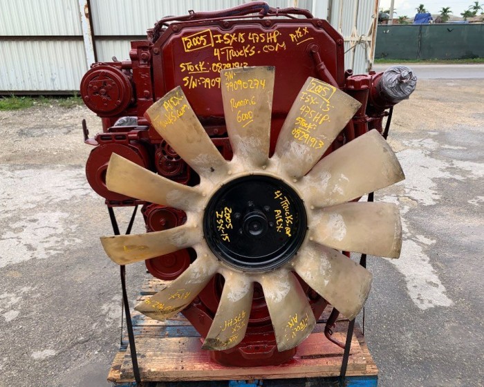 2005 CUMMINS ISX-15 ENGINE 475 HP
