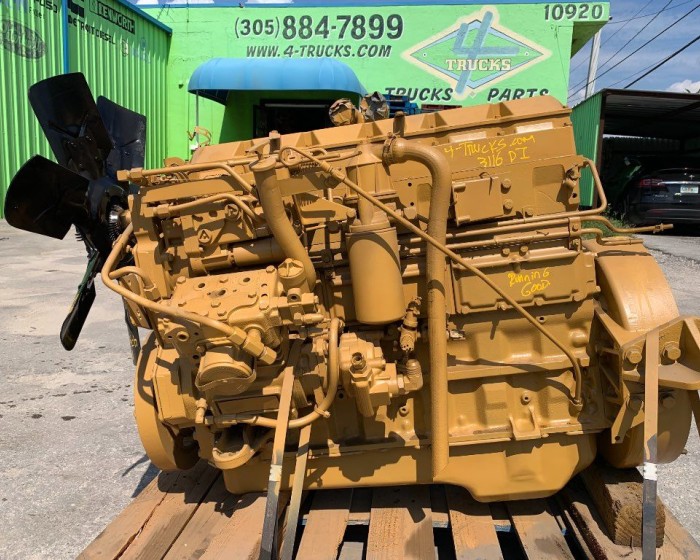 1996 CATERPILLAR 3116 ENGINE 185 HP