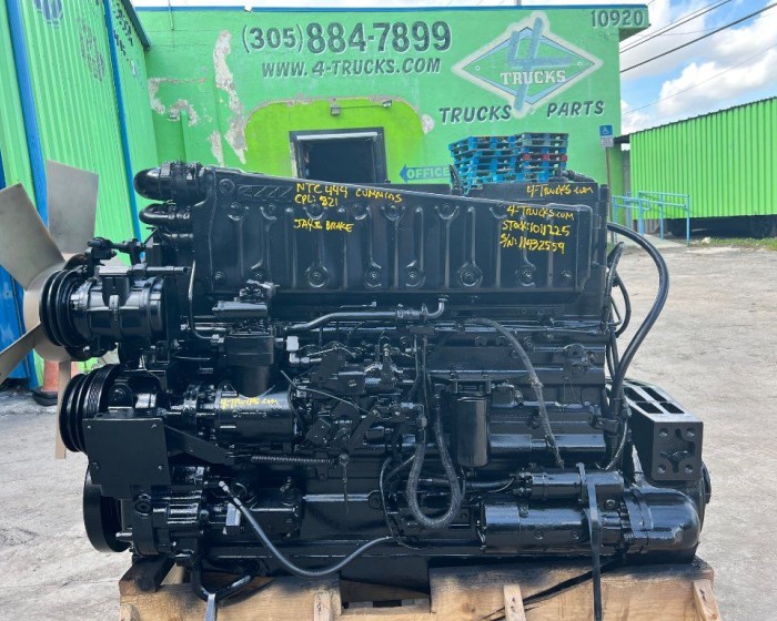 1989 CUMMINS NTC444 ENGINE 444HP