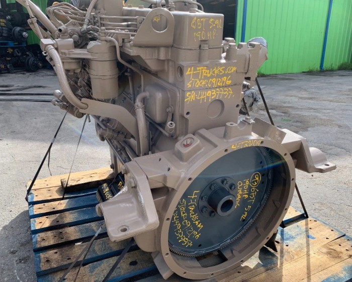 1993 CUMMINS 6BT 5.9L ENGINE 190 HP
