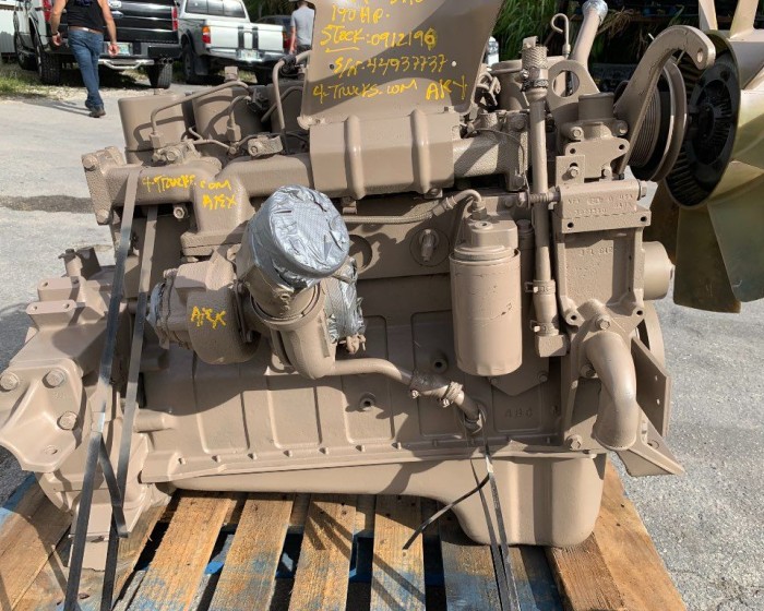 1993 CUMMINS 6BT 5.9L ENGINE 190 HP