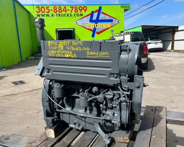 1998 DEUTZ BF4L1011 ENGINE 71HP