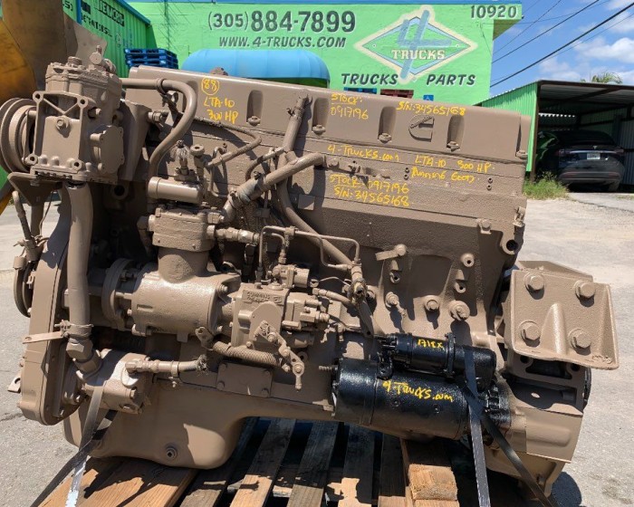 1988 CUMMINS LTA10 300 HP TRUCK ENGINE