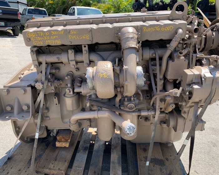 1988 CUMMINS LTA10 300 HP TRUCK ENGINE