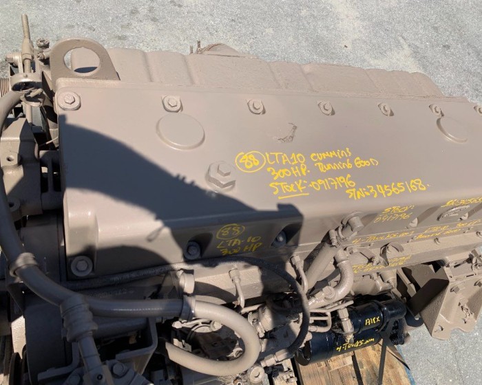 1988 CUMMINS LTA10 300 HP TRUCK ENGINE