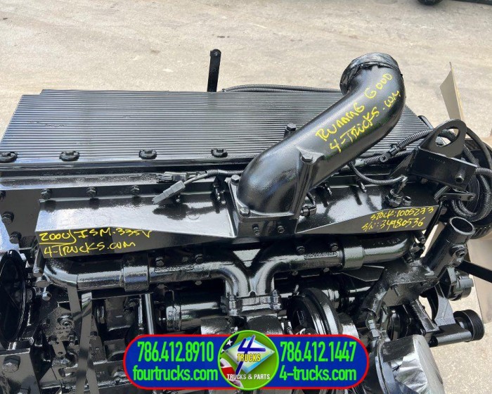 2000 CUMMINS ISM-335V ENGINE 335HP