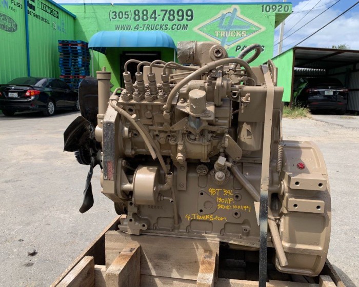 1996 CUMMINS 4BT 3.9L ENGINE 130 HP