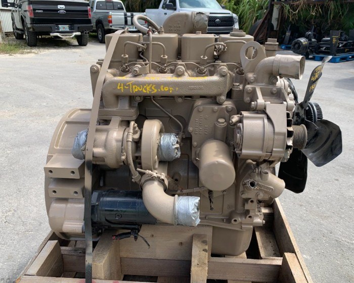 1996 CUMMINS 4BT 3.9L ENGINE 130 HP