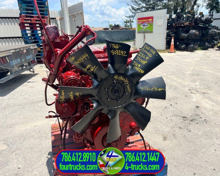 2012 CUMMINS ISL ENGINE 345HP