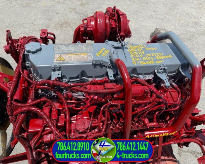2004 ISUZU 6HK1X ENGINE 300HP