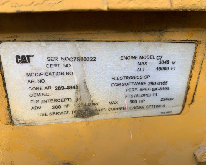 2007 CATERPILLAR C7 ENGINE 300 HP