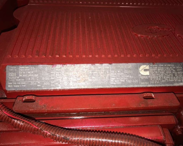 2005 CUMMINS ISX ENGINES 475HP