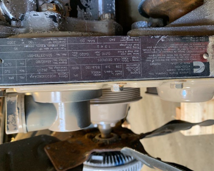 1996 CUMMINS 4BT 3.9L ENGINES 130 HP