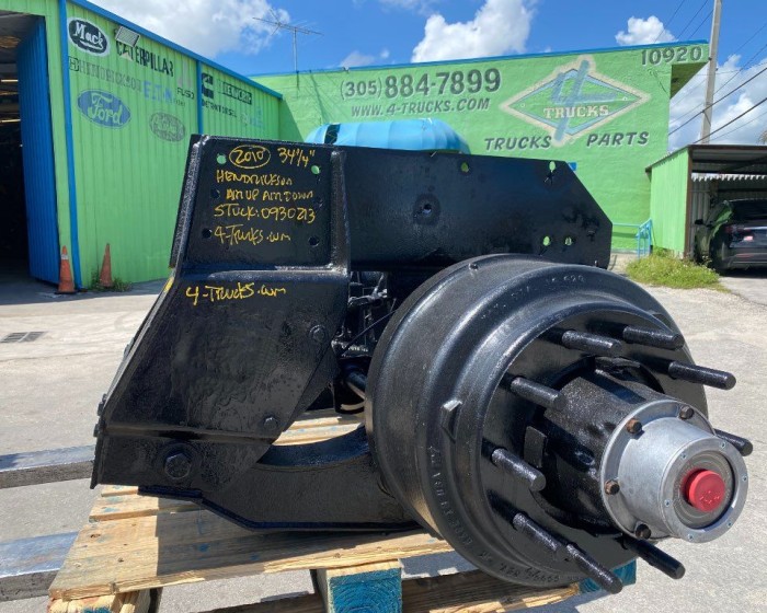 2010 HENDRICKSON AIR UP AIR DOWN LIFT AXLES DROP AXLES 