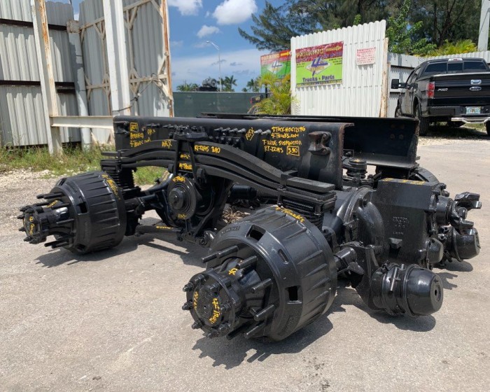2011 ROCKWELL-MERITOR T-RIDE SUSPENSION TANDEMS RATIO 3.90