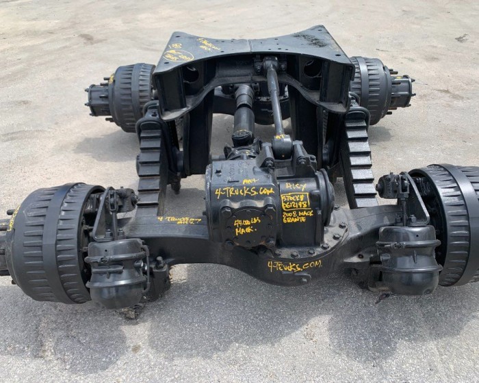 2008 MACK CAMEL BACK SUSPENSION TANDEMS RATIO 4.64