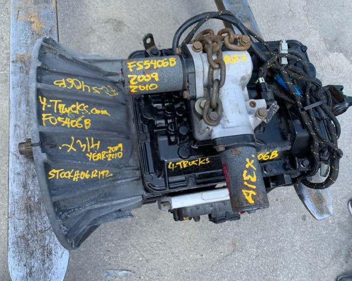 2009 EATON FULLER FO-5406B TRANSMISSION 6 SPEED