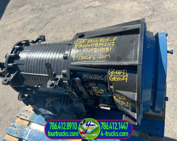 2009 ALLISON 3500RDS TRANSMISSIONS AUTOMATIC