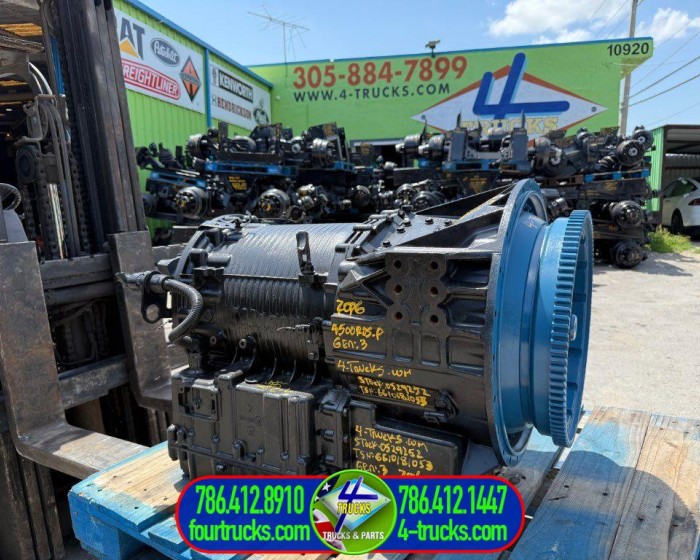 2006 ALLISON 4500RDS_P TRANSMISSIONS TC 521,2.42:1 STALL TORQUE RATIOAUTOMATIC