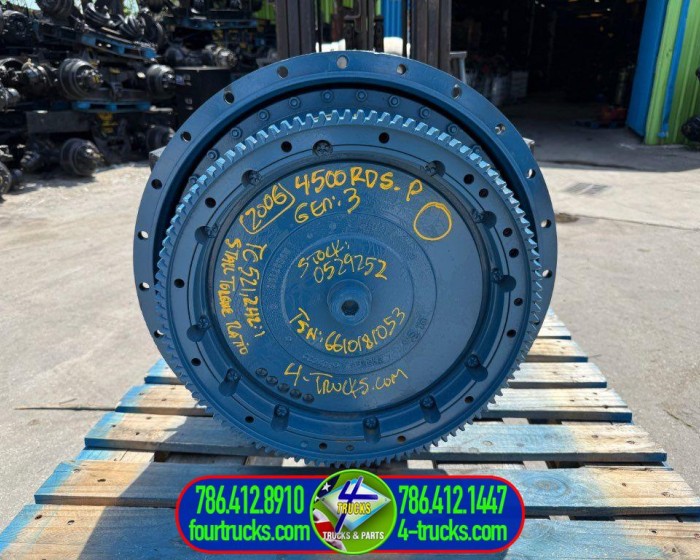 2006 ALLISON 4500RDS_P TRANSMISSIONS TC 521,2.42:1 STALL TORQUE RATIOAUTOMATIC