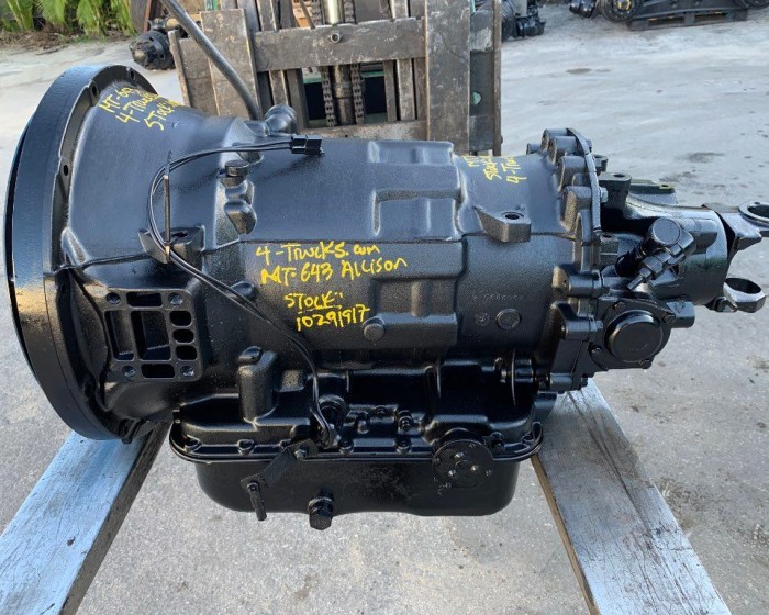 1997 ALLISON MT643 TRANSMISSIONS AUTOMATIC
