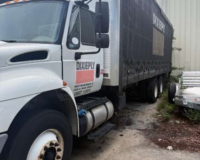 2016 INTERNATIONAL 4400 CURTAIN SIDE BOX TRUCK