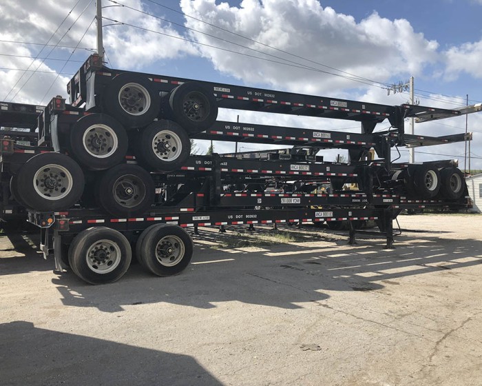 2011 HYUNDAI 40 FOOT GOOSENECK CHASSIS TRAILER