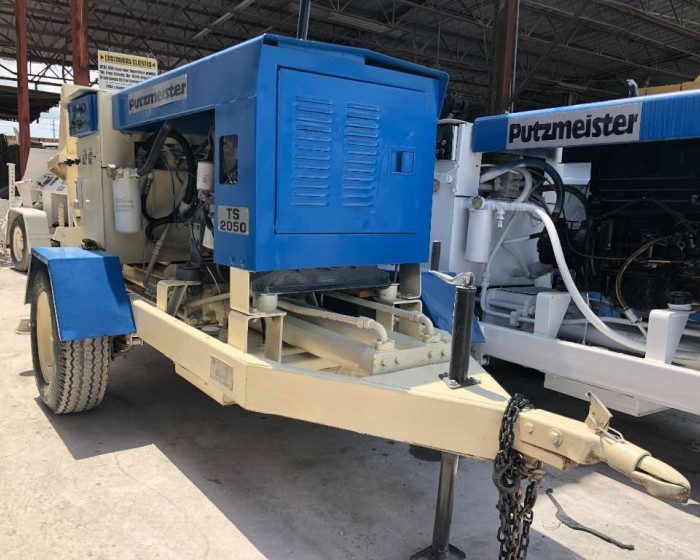 TS-2050 PUTZMEISTER TS-2050 CONCRETE PUMP