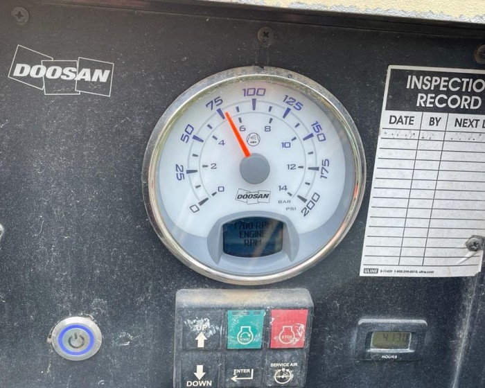 2014 DOOSAN 185 AIR COMPRESSORS
