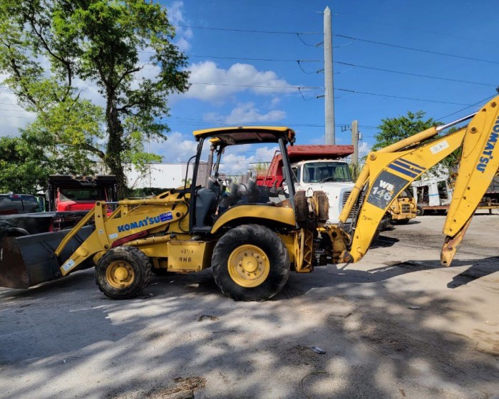 2007 KOMATSU WB156-5 BACKHOE LOADER