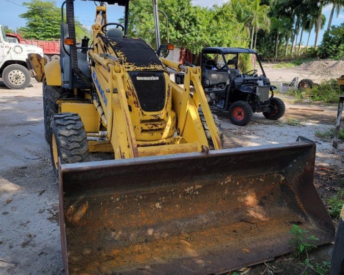 2007 KOMATSU WB156-5 BACKHOE LOADER