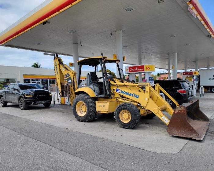 2007 KOMATSU WB156-5 BACKHOE LOADER