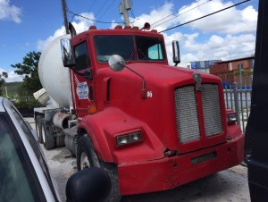 1996 KENWORTH T450 CONCRETE MIXER TRUCK