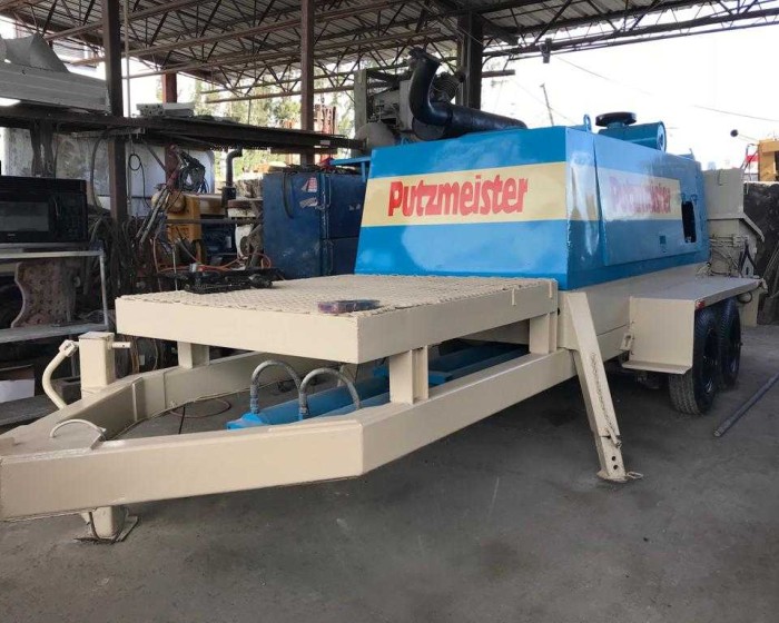 1986 PUTZMEISTER 3000 CONCRETE PUMP