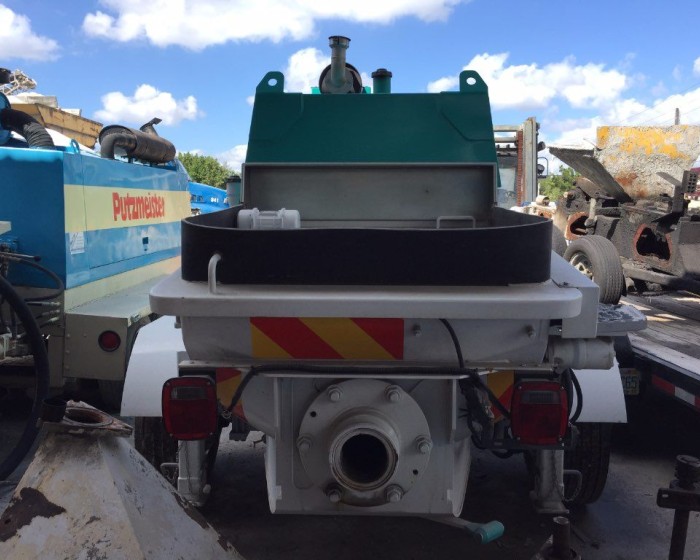 2018 EVERDIGM ETP570 CONCRETE PUMP TRAILER