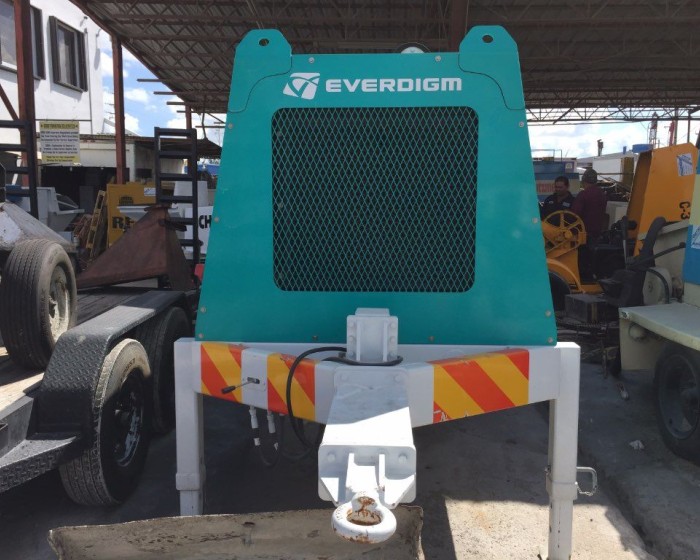 2018 EVERDIGM ETP570 CONCRETE PUMP TRAILER